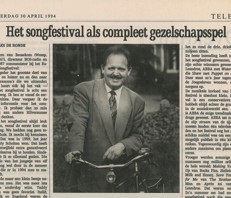 Willem in de krant